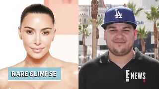 Rob Kardashian Joins Kim Kardashian for Rare Photo