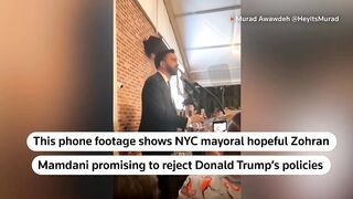 Zohran Mamdani Denounces Trump's Policies in NYC Mayoral Race Speech