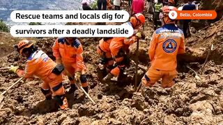 Colombia Landslide Rescue Efforts Intensify in Search for Survivors