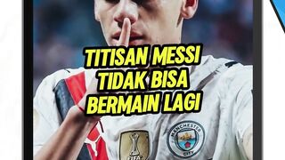 Baru bermain sekali, titisan Lionel Messi tidak bisa bermain lagi