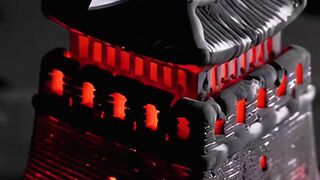 You Won't Believe What Happens Next!" Cutting Lava Buildings with a Knife