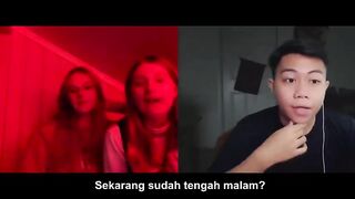 OMETV PRANK SHIVERS! FOREIGN WOMEN ARE AFRAID OF THIS SCARY GHOST