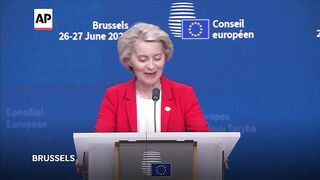 On US trade talks, EU's Von der Leyen says 'We are ready for a deal'.
