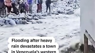 Venezuela Flood Crisis: Homes Swept Away by River Overflow