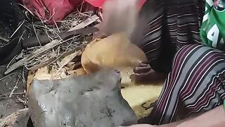 " AMPO" Unique food made from clay from Asia