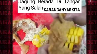 Ada jagung di balik tepung, tepungnya hilang jagungnya datang airasiabet fyp humorquuuuu reels