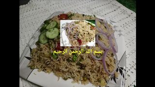 Peas rice, matar waly chawal