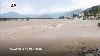 Flash floods in Pakistan kill at least 8 after deluge sweeps away