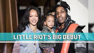 Rihanna, AAP Rockys Son Riot Makes Public Debut in Paris.
