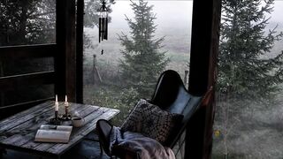 Reading Music to Concentrate  Soft Rain Ambient, Piano Music  String Instrument, Violin Mix