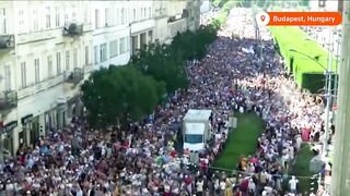 Budapest Pride March Transforms Into Massive Anti-Government Protest