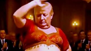 When Trump and Macron with his wifes wife did the Belly dance.