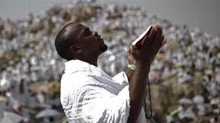 Muslims and involves pilgrims travelling to the blessed city of Makkah, K S A