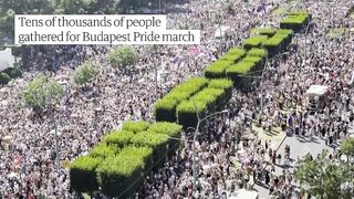 Tens of thousands march against Hungarys government for LGBT rights