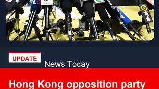 Hong Kong opposition party disbands citing immense pressure