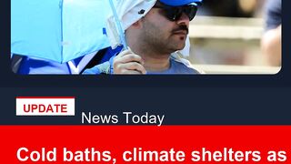 Cold baths, climate shelters as Southern Europe heatwave intensifies