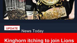 Kinghorn itching to join Lions squad after sweet Top 14 triumph
