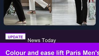 Colour and ease lift Paris Mens Fashion Week