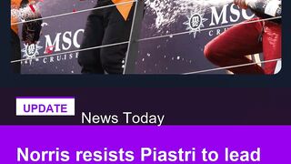Norris resists Piastri to lead dominant McLaren 1 2 in Austria