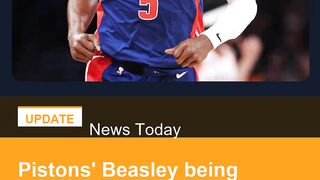 Pistons Beasley being investigated on NBA related gambling report