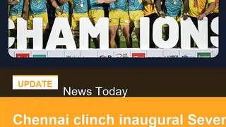 Chennai clinch inaugural Sevens title as rugby touches down in India