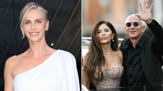 Charlize Theron Jokes Jeff Bezos and Lauren Sánchezs Guests Suck