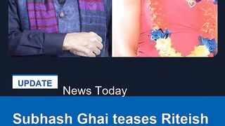 Subhash Ghai teases Riteish Deshmukhs return in female avatar She is our next heroine