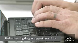 Saskatchewan dad stands proud in drag to support transgender kids