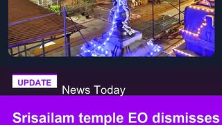 Srisailam temple EO dismisses reports of cockroach in laddu prasadam