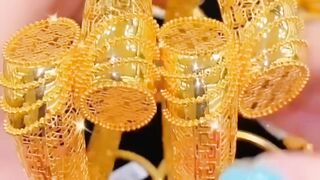 Gold bangles