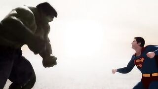 Epic Superman vs hulk fight.1