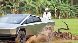 Petani Masa Depan? AI Ciptakan Video Kocak Tesla Membajak Sawah!