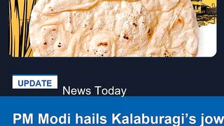 PM Modi hails Kalaburagis jowar rotti initiative