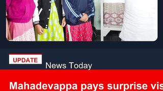 Mahadevappa pays surprise visit to Rani Chennamma residential school