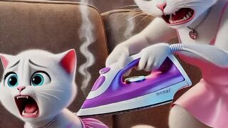 Mom Cat anger to Kitten