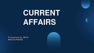 Current Affairs