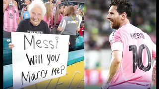 98-year-old gangster granny proposes to Messi, footballers reaction goes viral