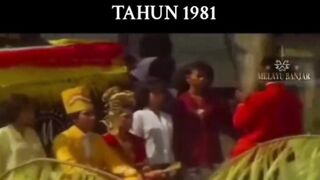 Suasana sungai Martapura kota Banjarmasin tempo dulu