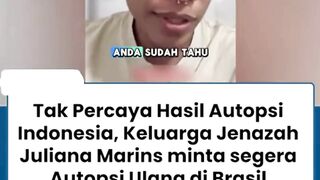 TAK PERCAYA HASIL AUTOPSI DI INDONESIA!