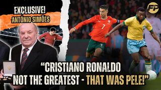 António Simões says Pele - not Cristiano Ronaldo - is the greatest we have seen in football