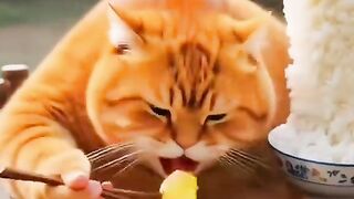 IA cat very hunggry