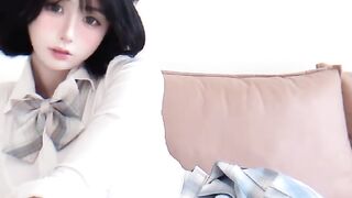 Soft Candy Tik Tok Model On Sofa
