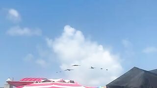 Kite fly with a child