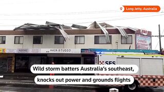 Southeast Australia Storm Chaos: Power Outages and Flight Cancellations