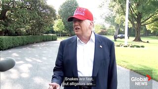 Trump Visits 'Alligator Alcatraz' Migrant Detention Center in Florida Everglades