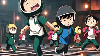 Squid game mingle anime