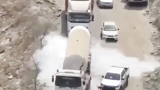 قاطره يتسرب منها الغاز