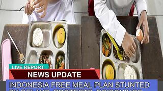 Indonesia Free Meal Plan Stunted by Delays Protes