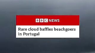 Rare Roll Cloud Stuns Beachgoers in Portugal