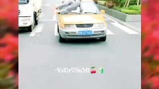 The way he reverse the time and save her from a deadly accident